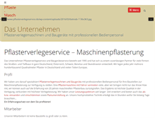 Tablet Screenshot of pflasterverlegeservice.de